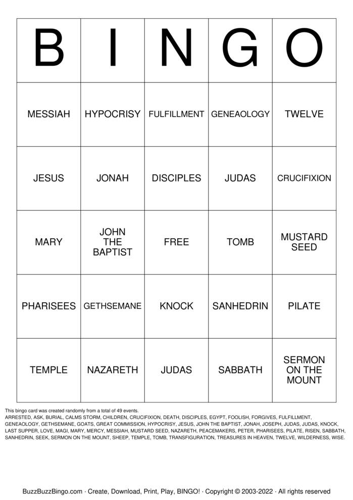 Custom Bingo Cards to Download, Print and Customize!
