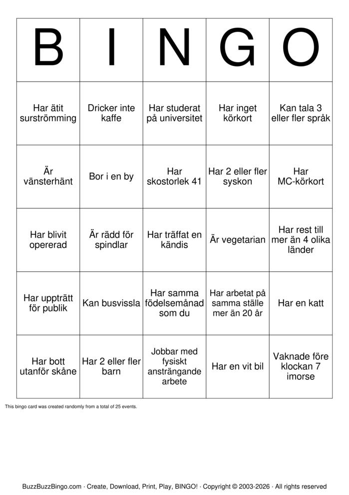 Download Free Mingelbingo Bingo Cards