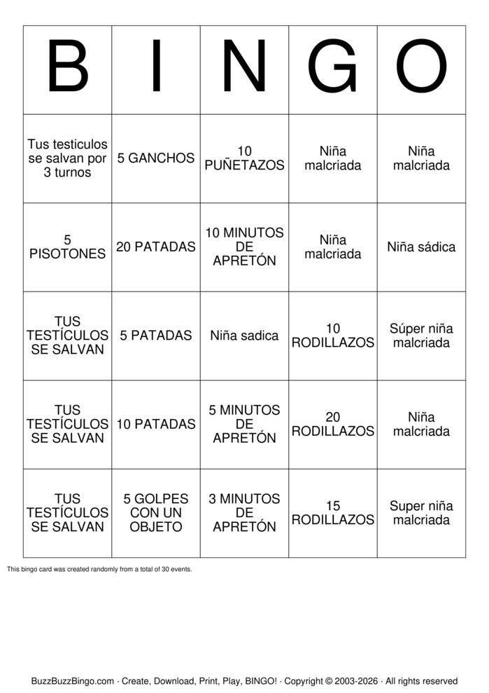 Download Free Custom Bingo Cards Download Free Custom Bingo Cards