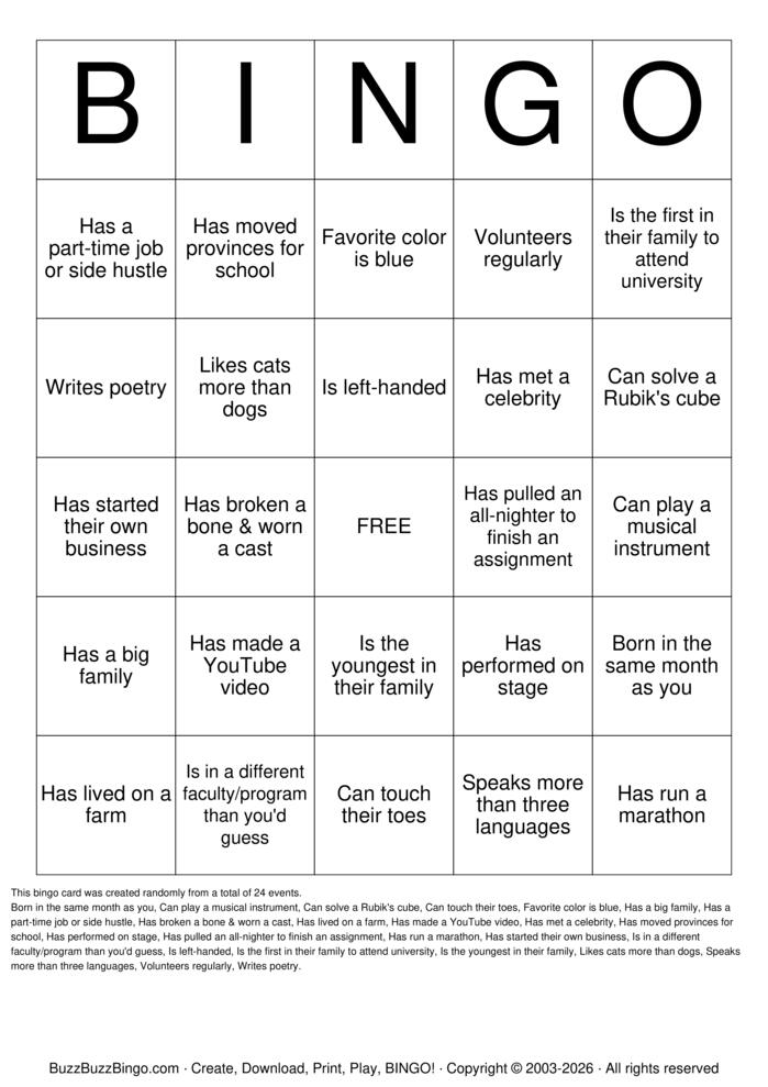 Download Free Bingo Bingo Cards