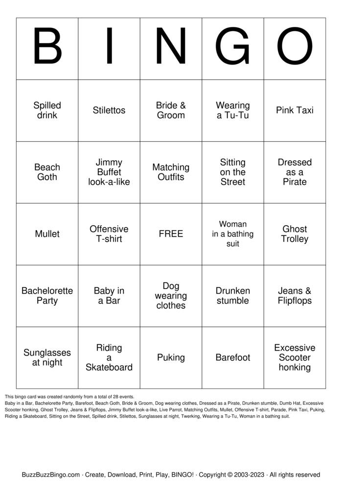 Custom Bingo Cards to Download, Print and Customize!