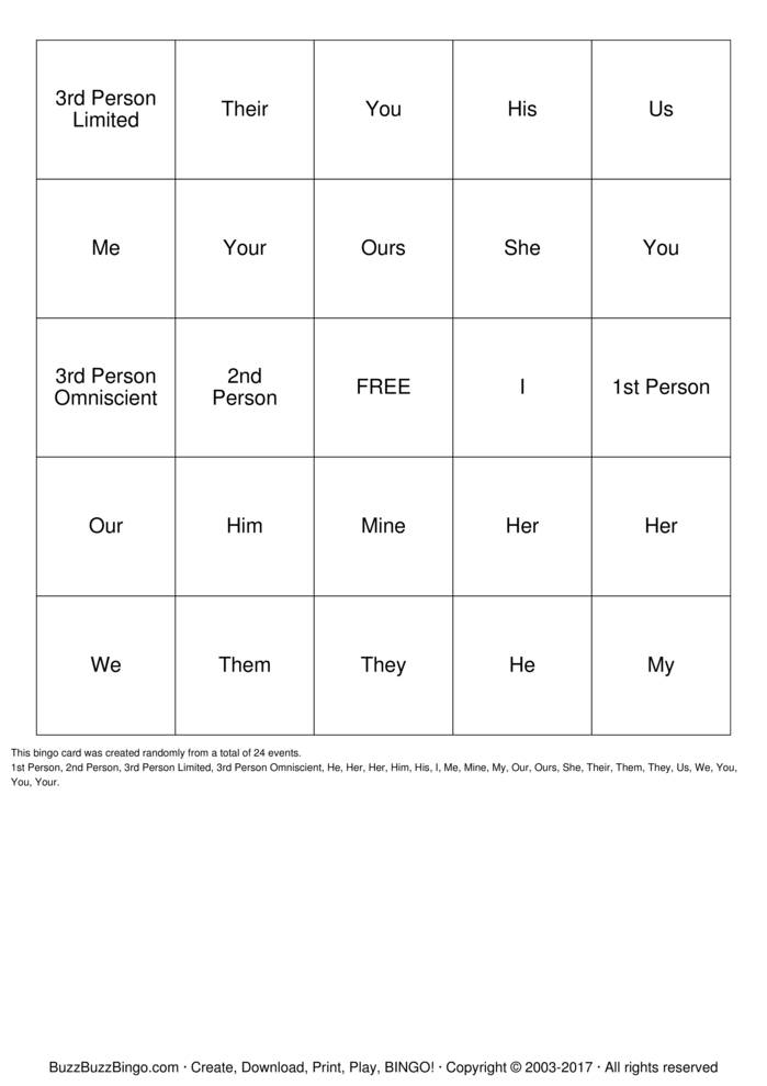 Download Free Custom Bingo Cards Download Free Custom Bingo Cards