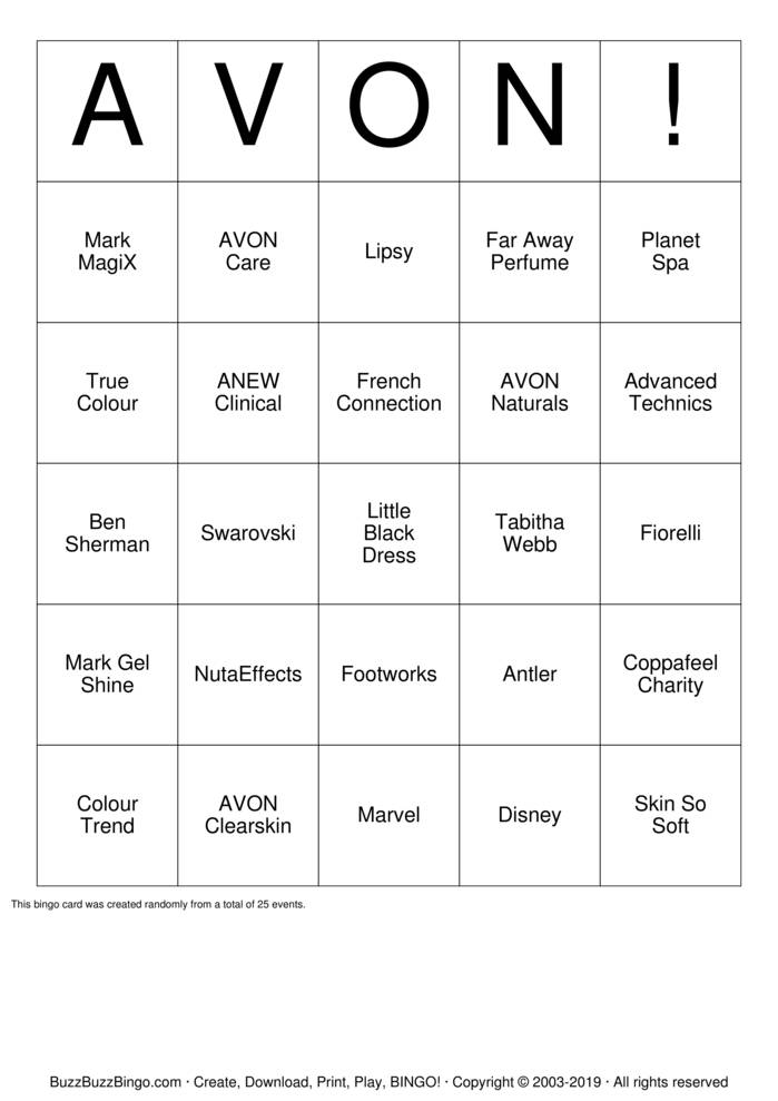 Download Free Custom Bingo Cards Download Free Custom Bingo Cards