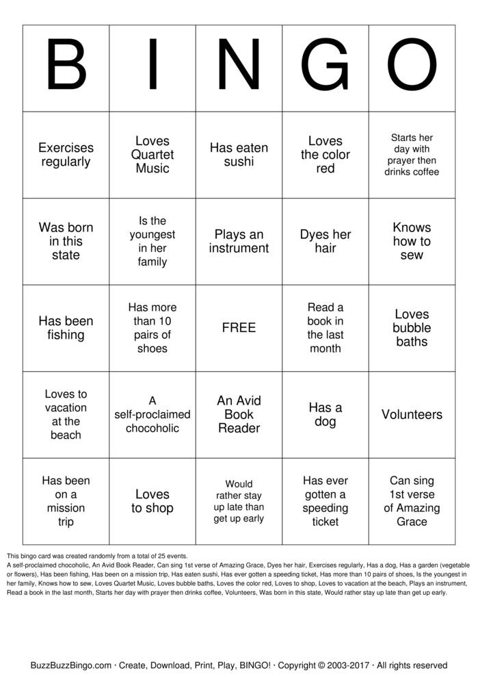 WOMEN'S MINISTRY BINGO Bingo Cards to Download, Print and Customize!