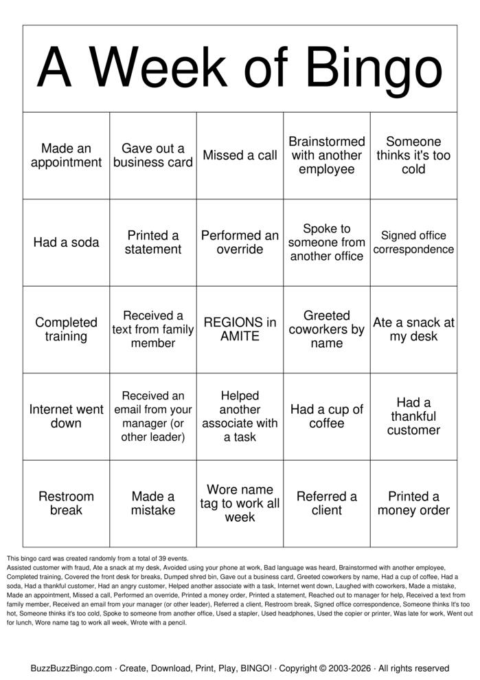 Download Free Banking Bingo Bingo Cards Download Free Banking Bingo Bingo Cards