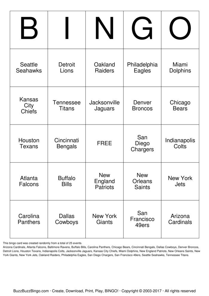 Bingo Cards to Download, Print and Customize!