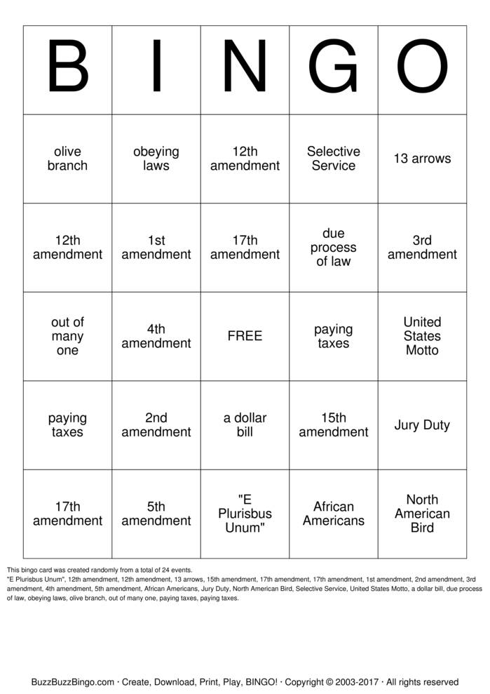 Custom Bingo Cards to Download, Print and Customize!