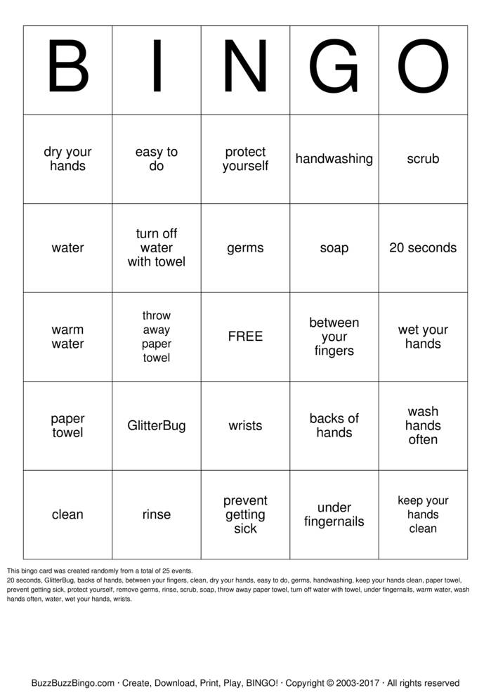 Download Free Custom Bingo Cards