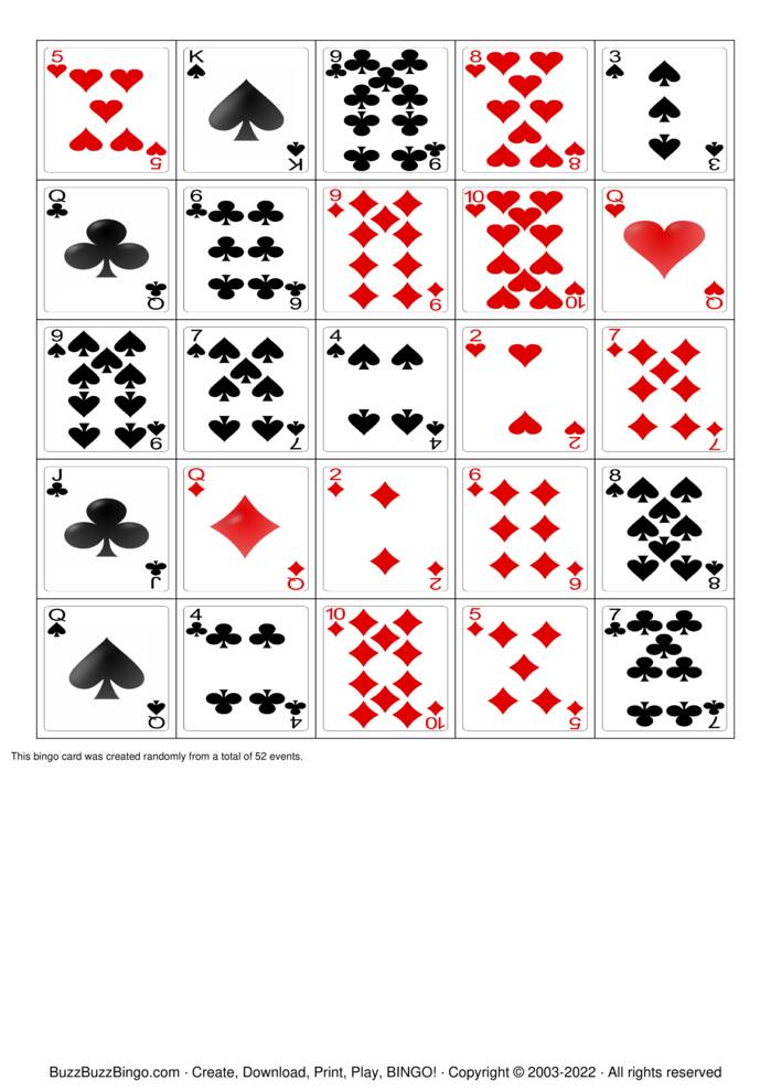Pokeno Bingo Cards to Download, Print and Customize!