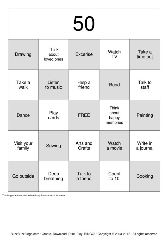 50 Free Printable Bingo Cards Free - Free Printable Worksheet