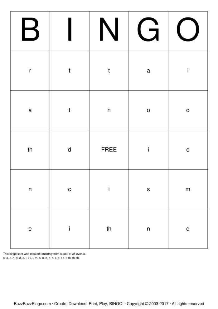 Custom Bingo Cards to Download, Print and Customize!