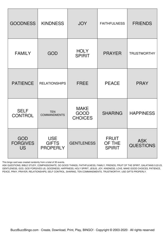Fruit Of The Spirit Bingo Cards To Download Print And Customize fruit-of-the-spirit-bingo-card