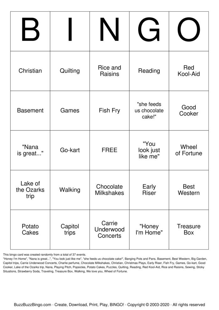 Mothers Day Bingo Cards to Download, Print and Customize!