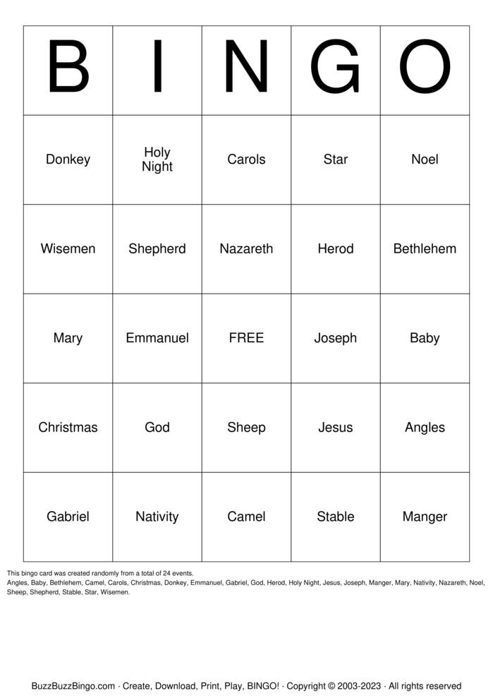 Bible Bingo Cards to Download, Print and Customize!