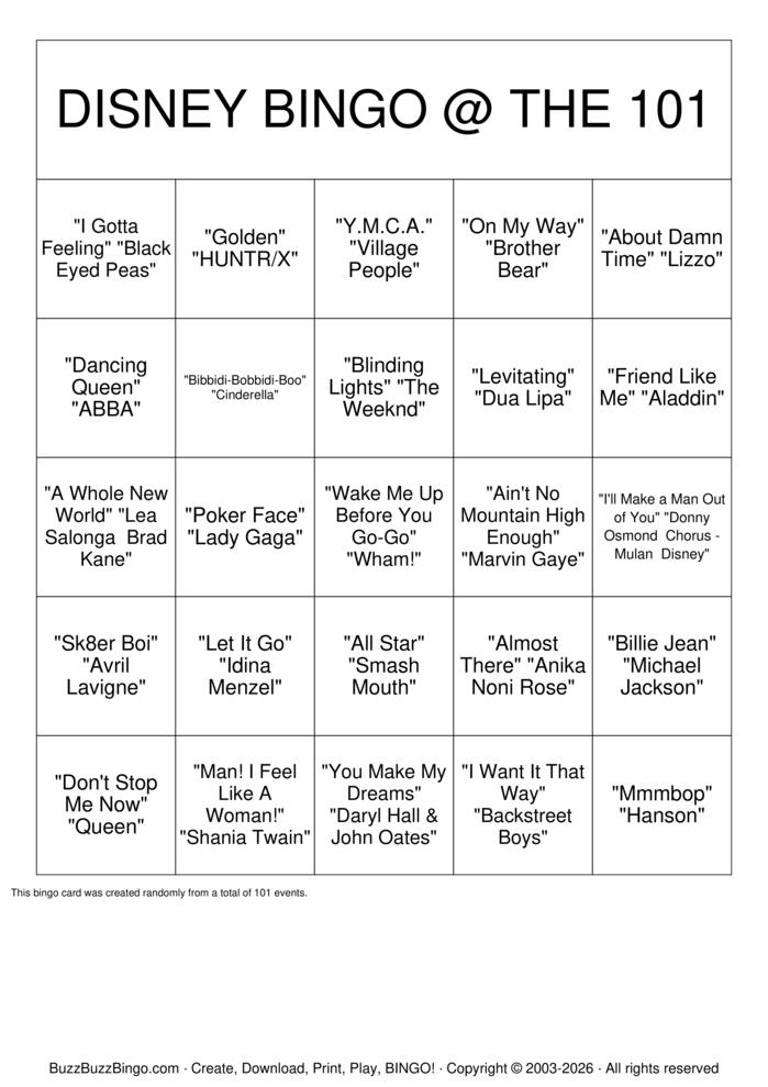 Download Free Custom Bingo Cards Download Free Custom Bingo Cards