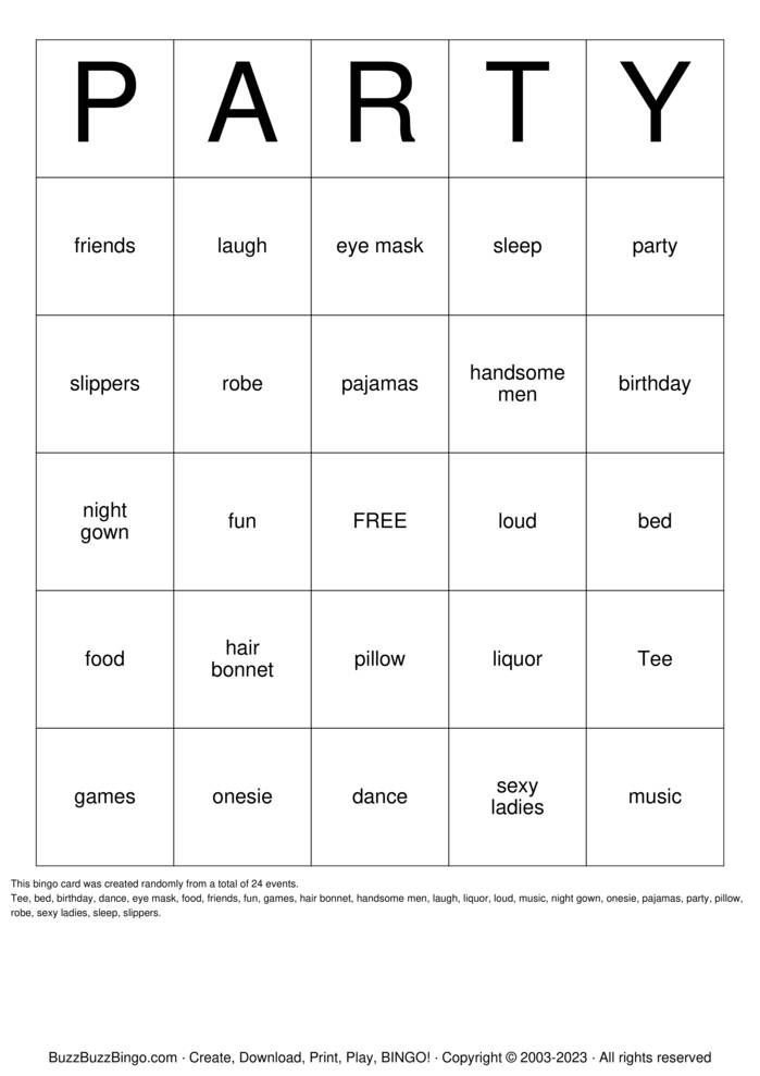 Custom Bingo Cards to Download, Print and Customize!