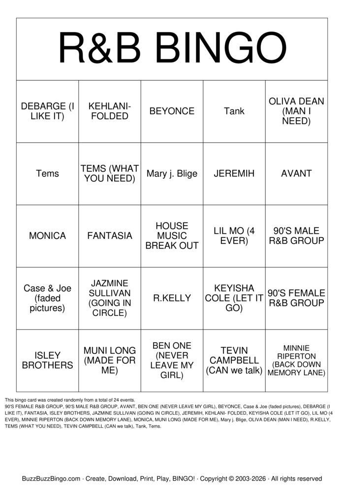Download Free Custom Bingo Cards Download Free Custom Bingo Cards