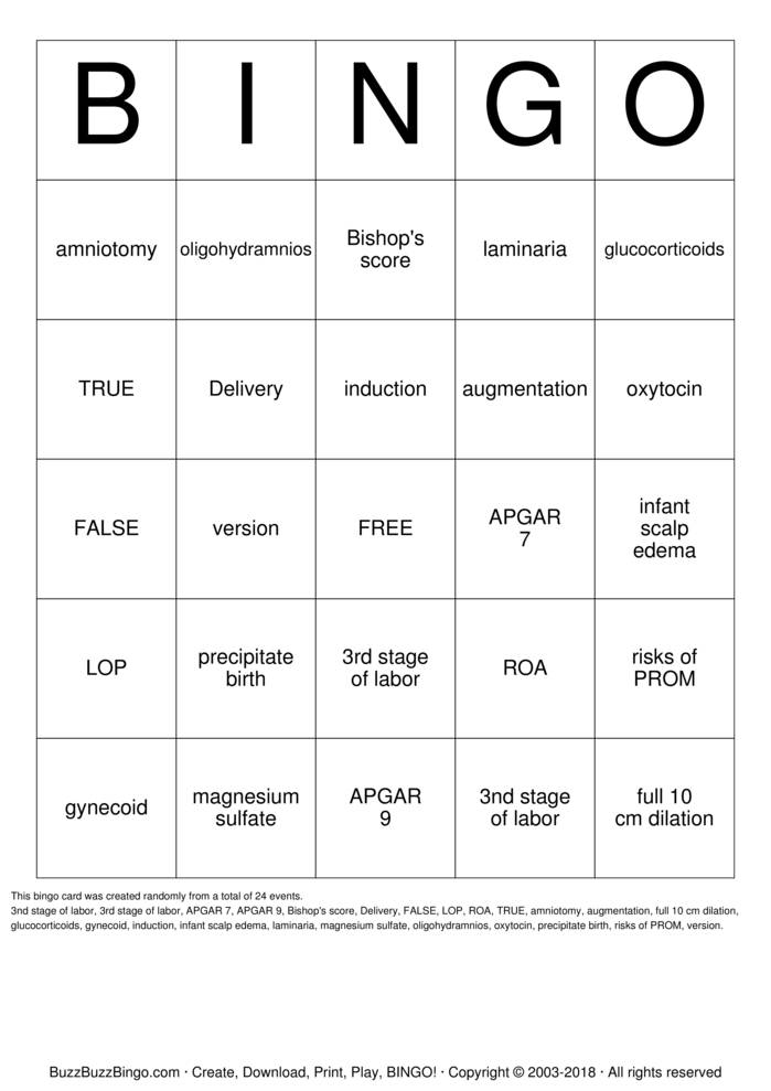 FCHC unit 2 and 3 Bingo Cards to Download, Print and Customize!
