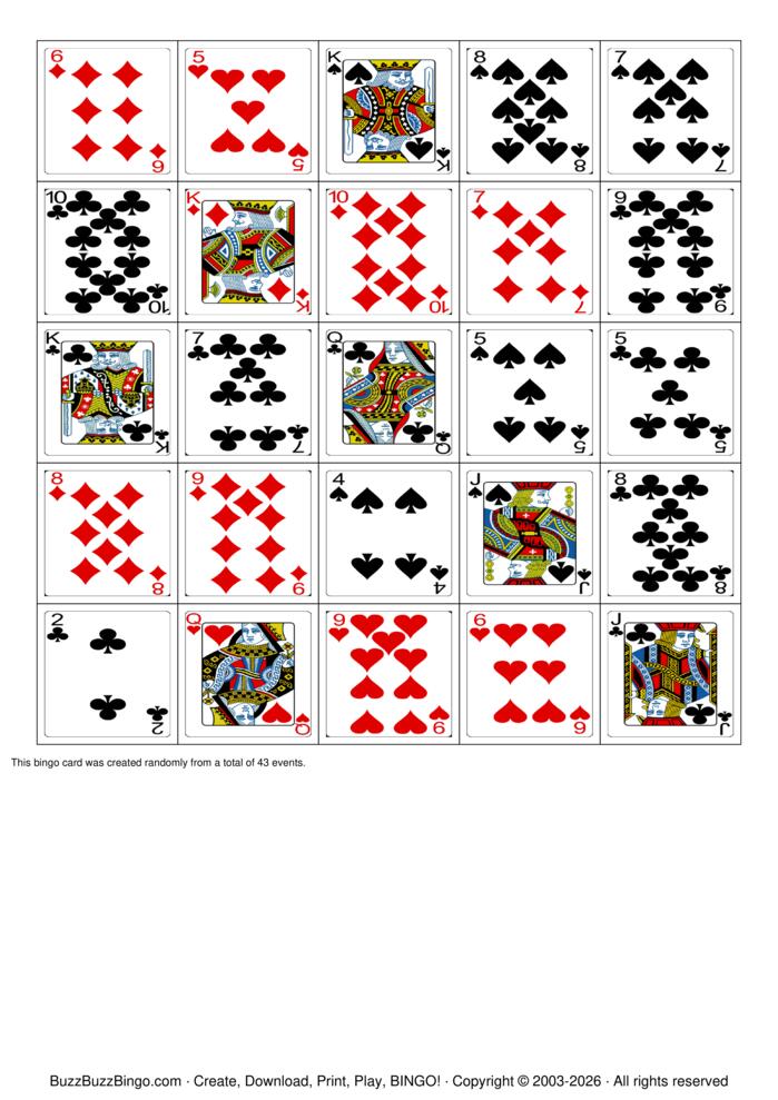 Download Free Pokeno with Face Cards Bingo Cards Download Free Pokeno with Face Cards Bingo Cards