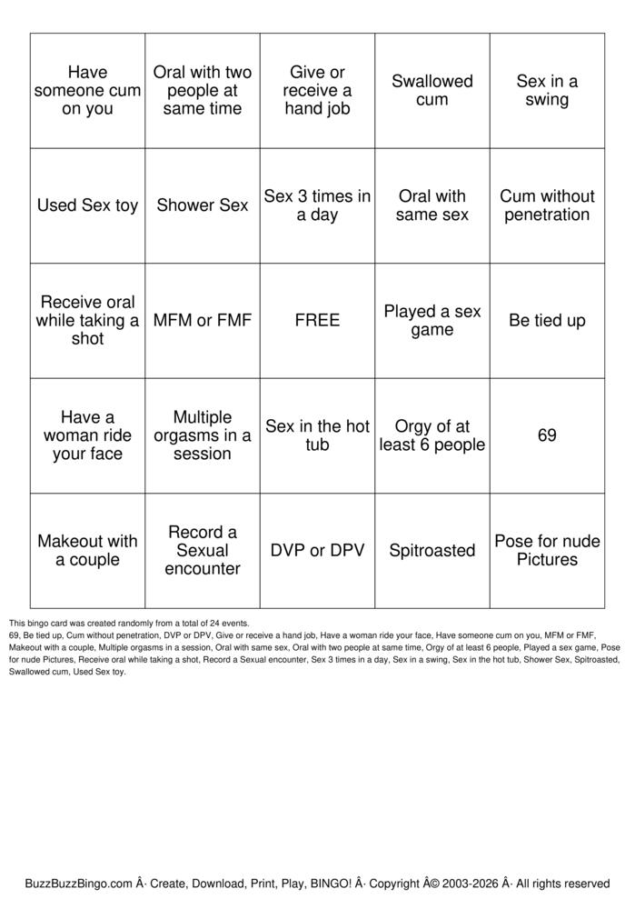 Download Free Swinger Bingo Bingo Cards Download Free Swinger Bingo Bingo Cards