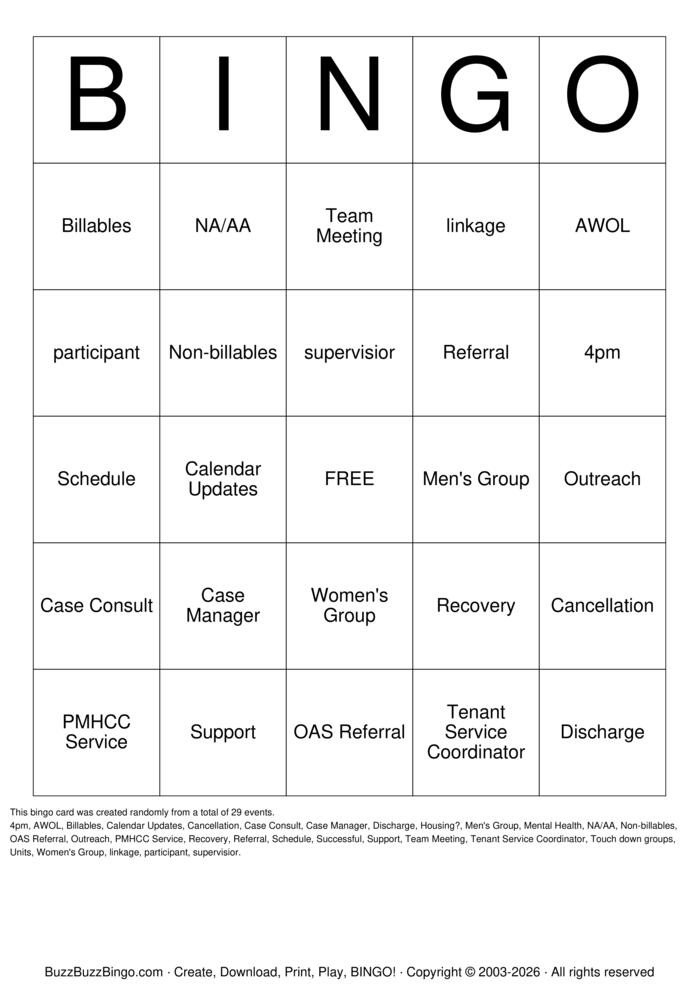 Download Free Custom Bingo Cards Download Free Custom Bingo Cards