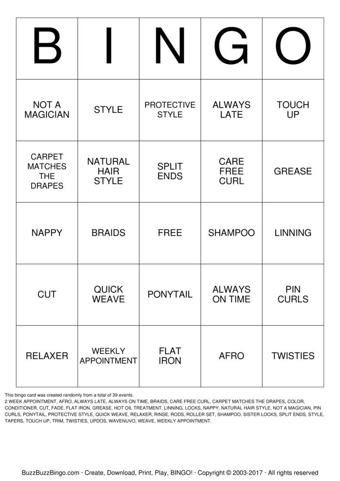 Download Free Custom Bingo Cards Download Free Custom Bingo Cards