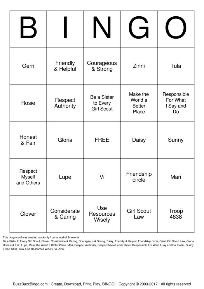 Download Free DAISY BINGO Bingo Cards Download Free DAISY BINGO Bingo Cards