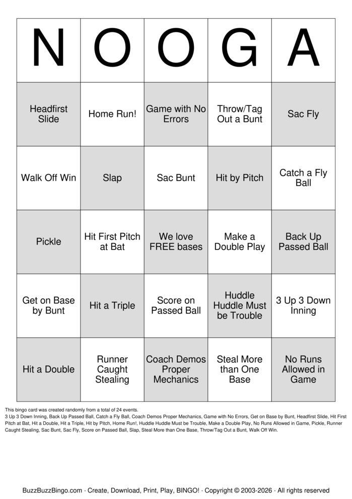 Download Free Nooga Express Bingo Bingo Cards Download Free Nooga Express Bingo Bingo Cards