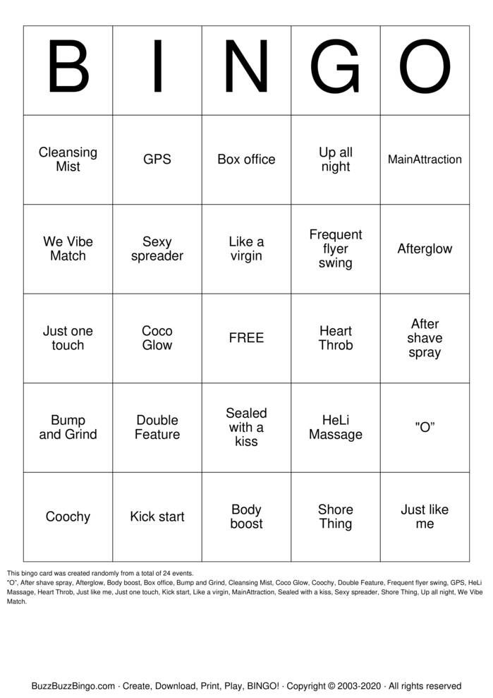Download Free PURE ROMANCE by Alexa! Bingo Cards Download Free PURE ROMANCE by Alexa! Bingo Cards