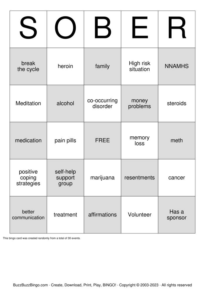 Download Free Custom Bingo Cards