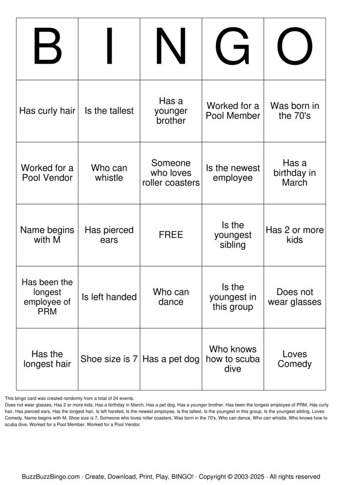 Download Free Find Someone Who... Bingo Cards Download Free Find Someone Who... Bingo Cards