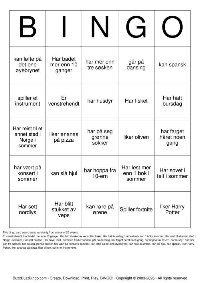 Download Free Formate spriet Bingo Cards Download Free Formate spriet Bingo Cards