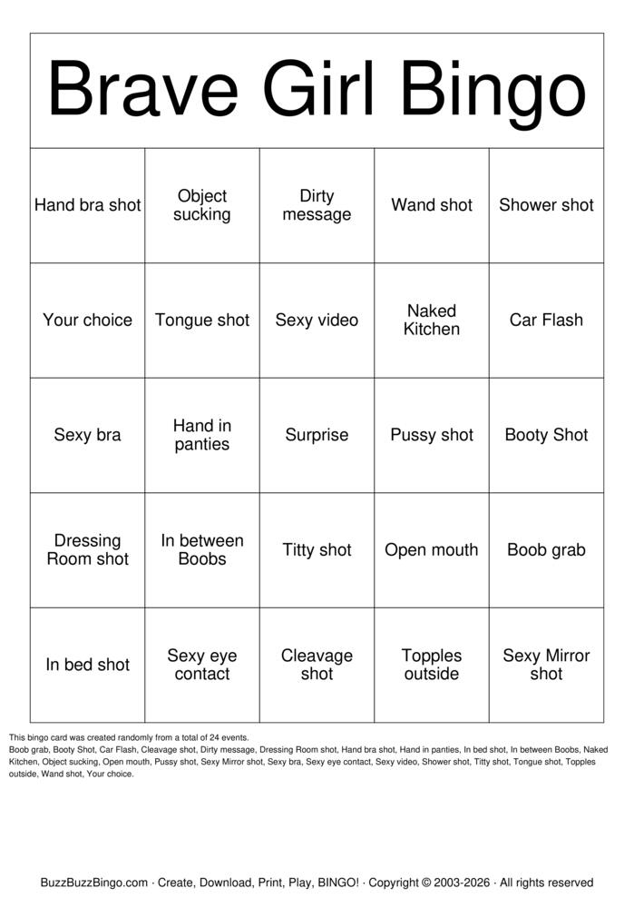 Download Free NSFW Bingo Bingo Cards Download Free NSFW Bingo Bingo Cards