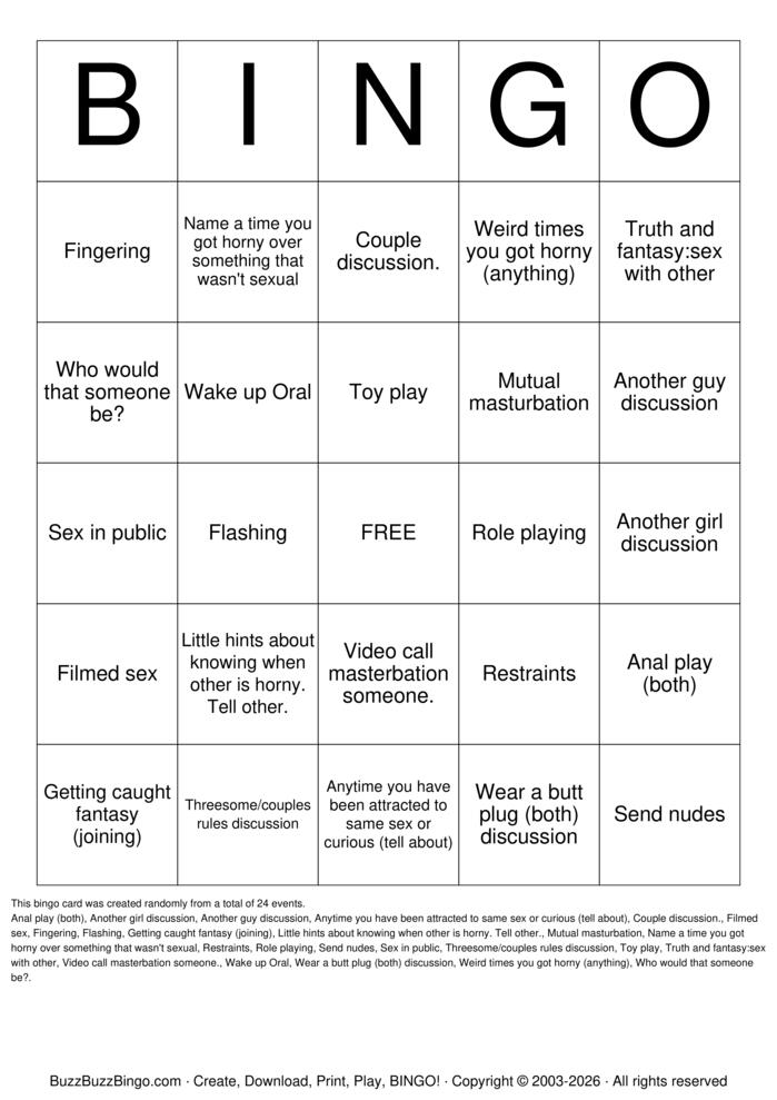 Download Free Sexy talk bingo Bingo Cards Download Free Sexy talk bingo Bingo Cards