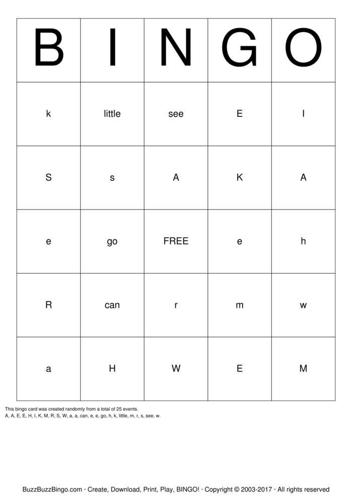 :) Bingo Cards to Download, Print and Customize!
