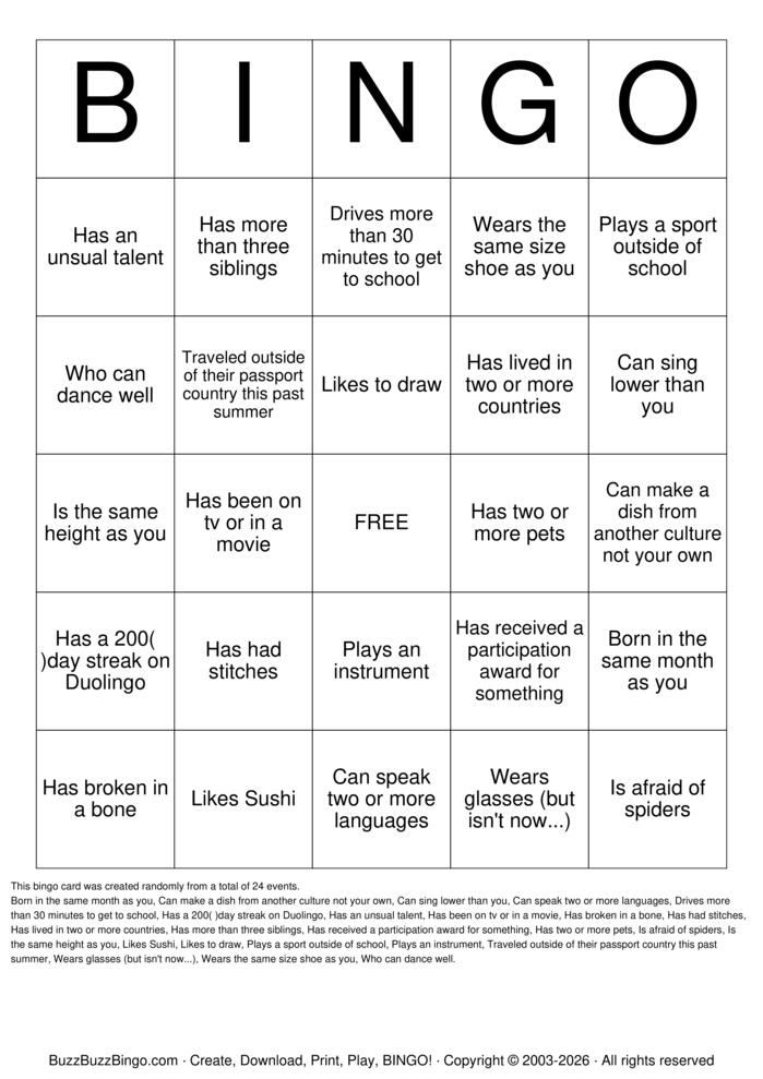Download Free Custom Bingo Cards Download Free Custom Bingo Cards