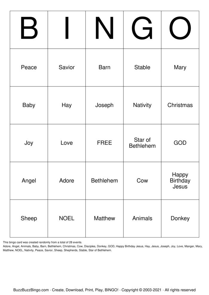 Custom Bingo Cards to Download, Print and Customize!