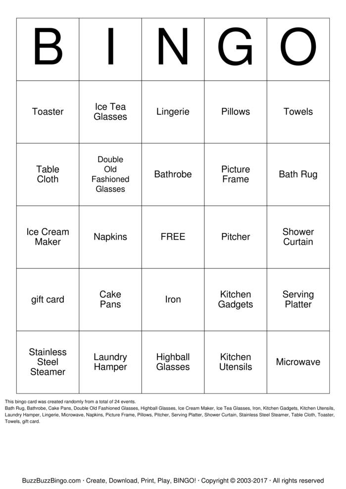 Wedding Bingo Cards to Download, Print and Customize!