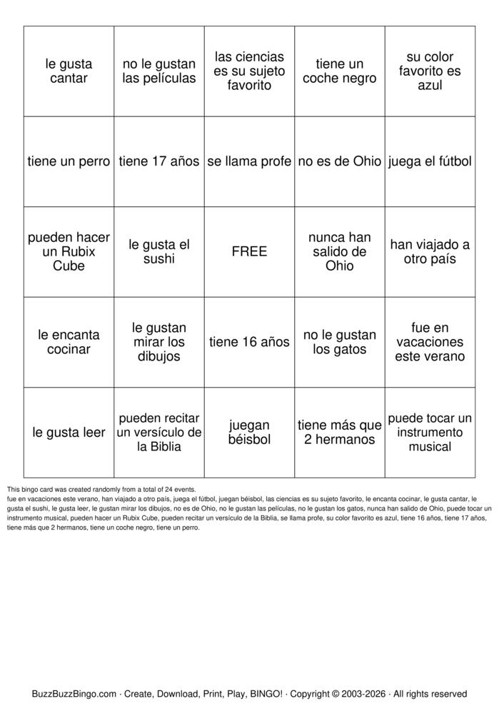 Download Free Busca a alguien que... Bingo Cards