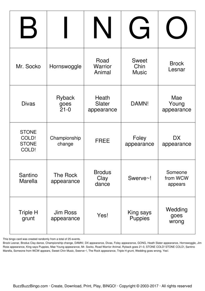 Custom Bingo Cards to Download, Print and Customize!