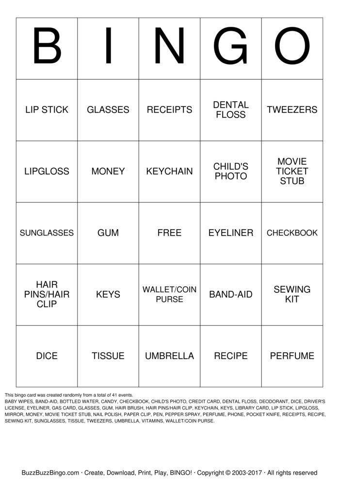 Download Free Custom Bingo Cards Download Free Custom Bingo Cards