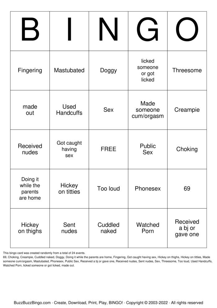 Download Free Freaky Bingo Bingo Cards