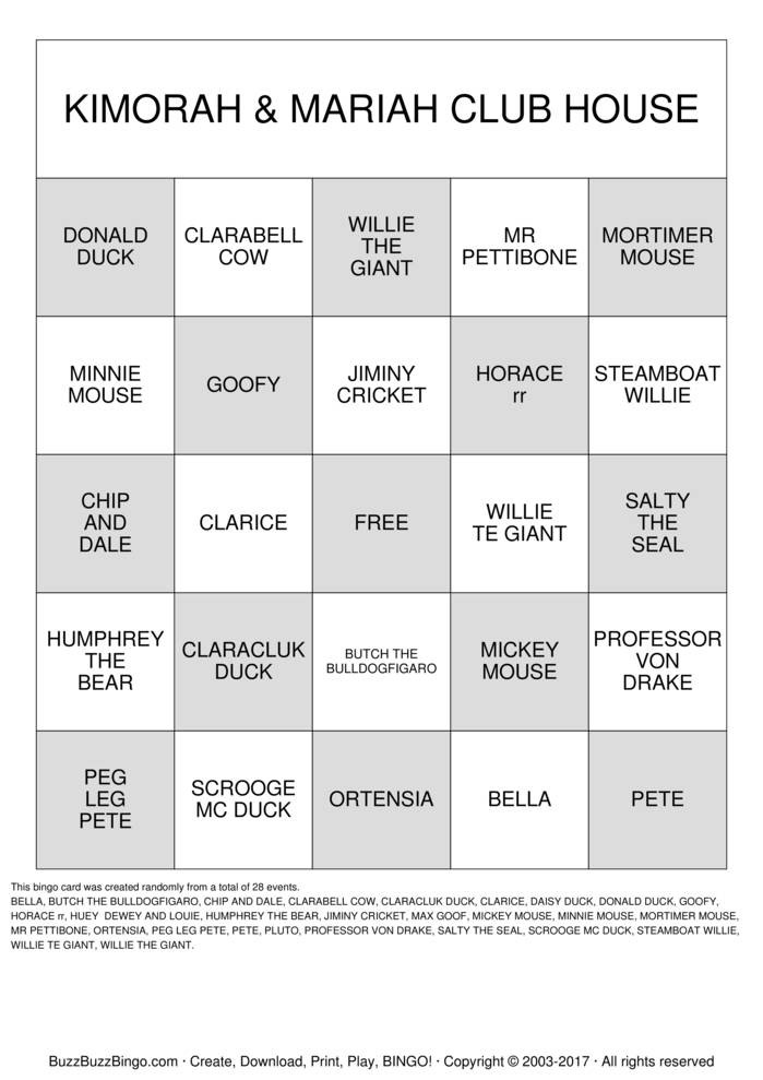 Minnie Mouse Bingo Cards to Download, Print and Customize!