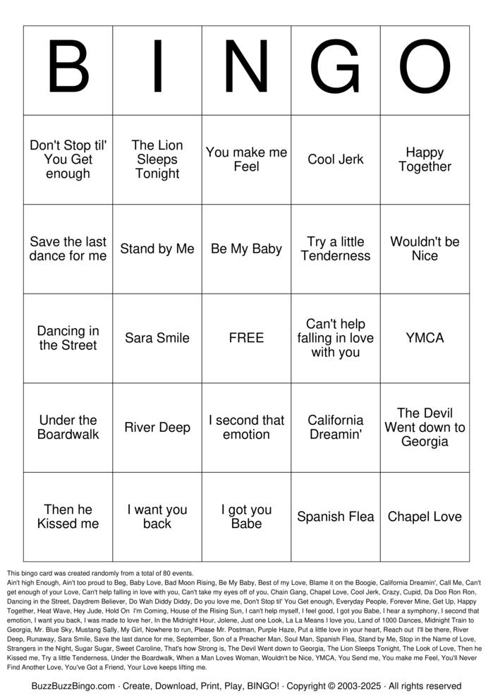 Download Free YMCA Cansler Bingo Cards Download Free YMCA Cansler Bingo Cards