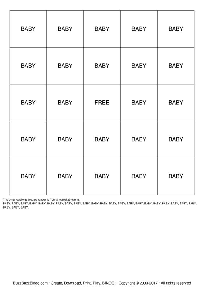 Custom Bingo Cards to Download, Print and Customize!