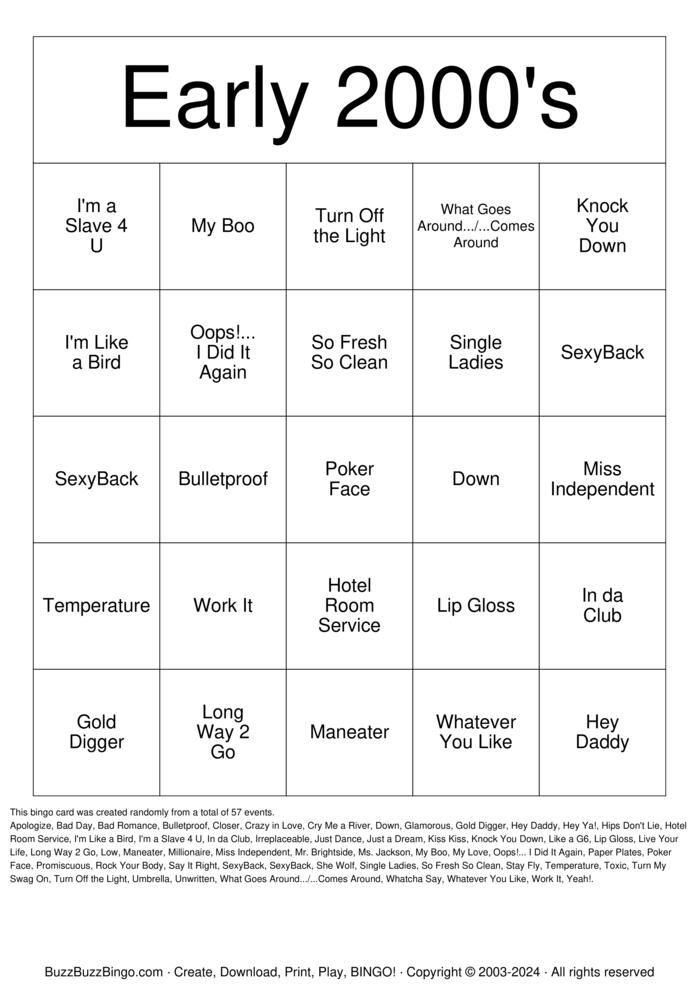 Music Bingo Cards to Download, Print and Customize!