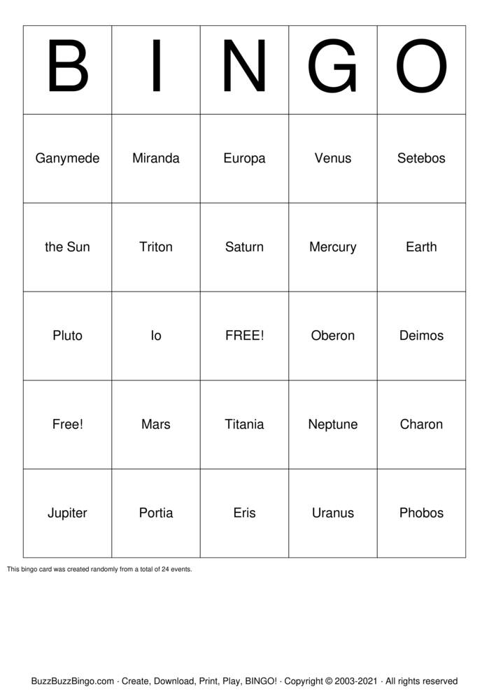 blank Bingo Cards to Download, Print and Customize!