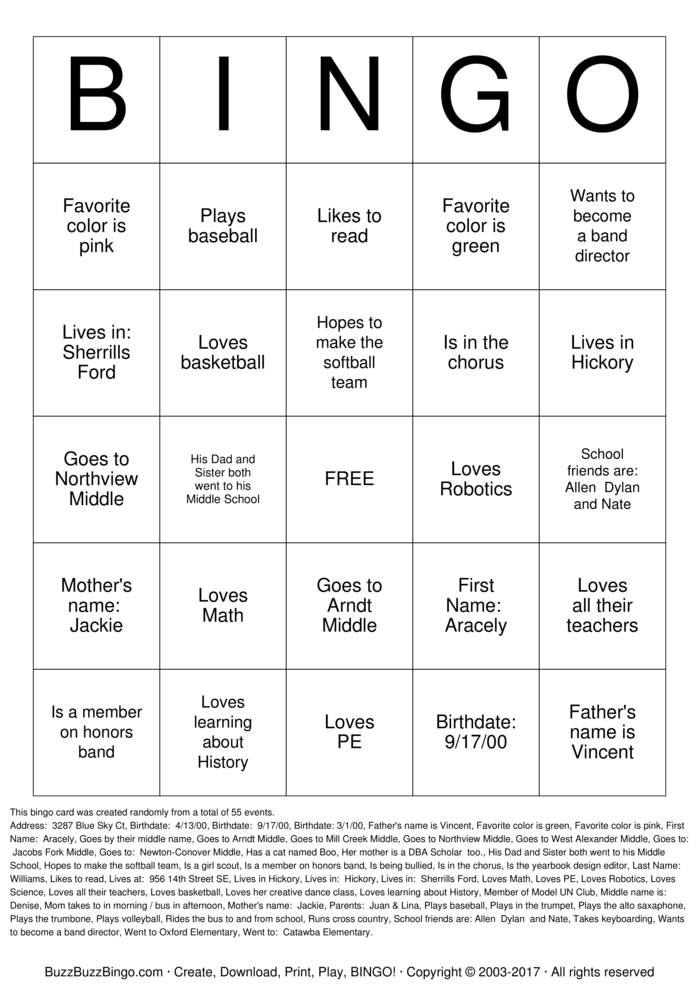 Download Free CVCC! Bingo Cards Download Free CVCC! Bingo Cards