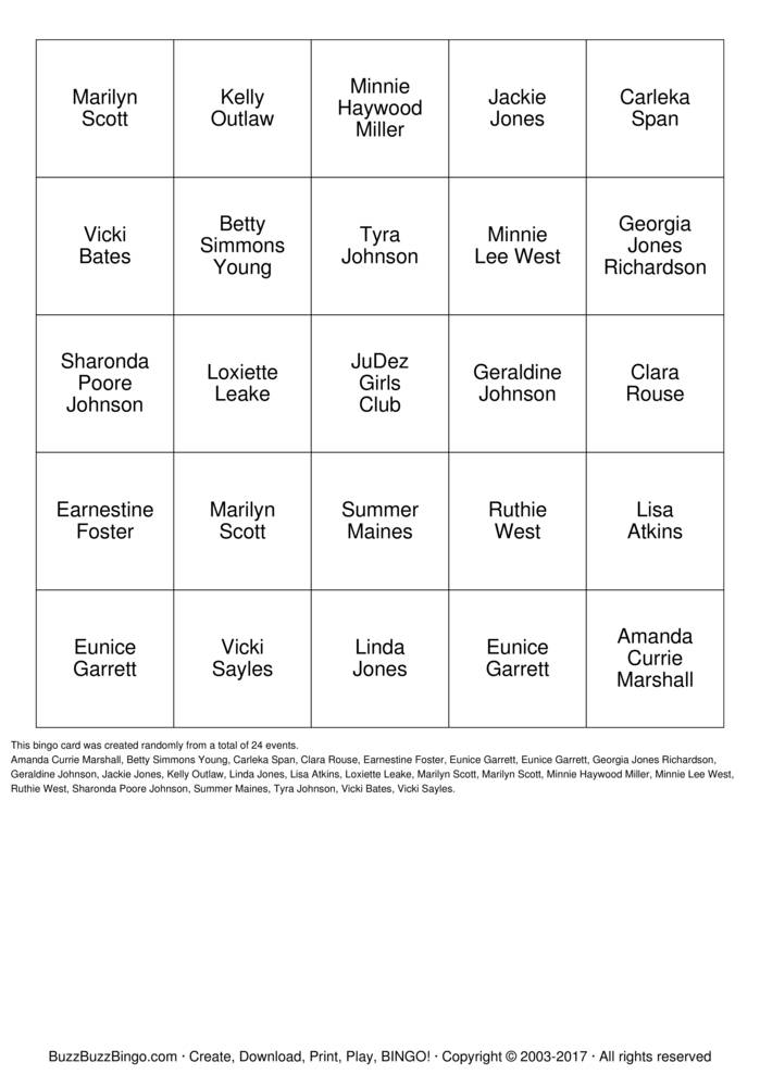 Custom Bingo Cards to Download, Print and Customize!