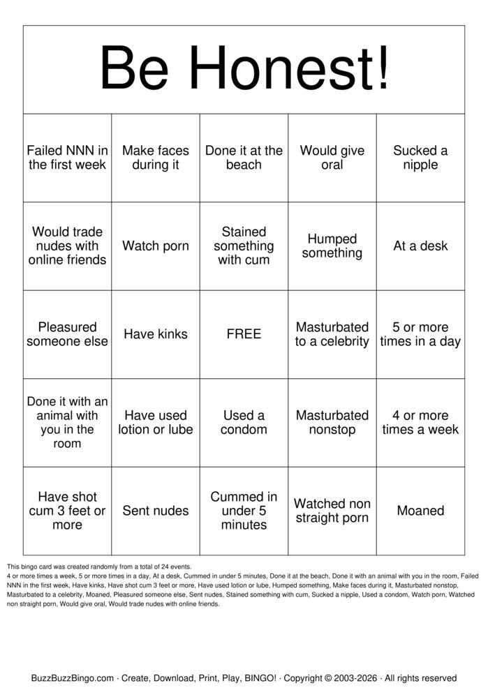 Download Free Custom Bingo Cards